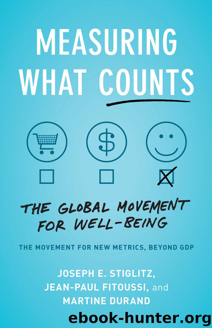 Measuring What Counts by Joseph E. Stiglitz