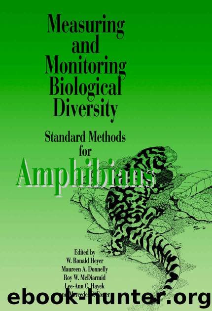 Measuring and Monitoring Biological Diversity by Ronald Heyer