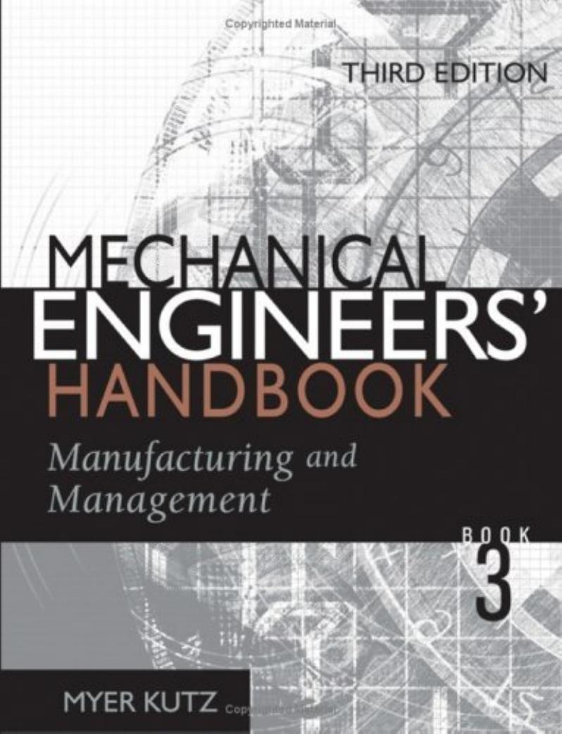 Mechanical Engineers' Handbook, Four Volume Set by Myer Kutz