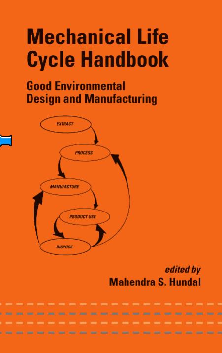 Mechanical Life Cycle Handbook Good Environmental Design and Manufacturing by HUNDAL