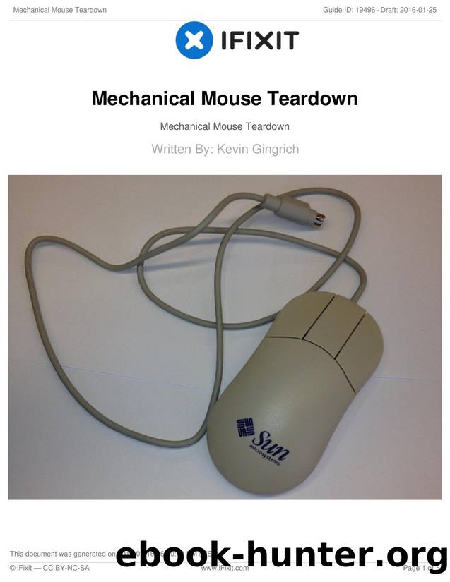 Mechanical Mouse Teardown by Unknown