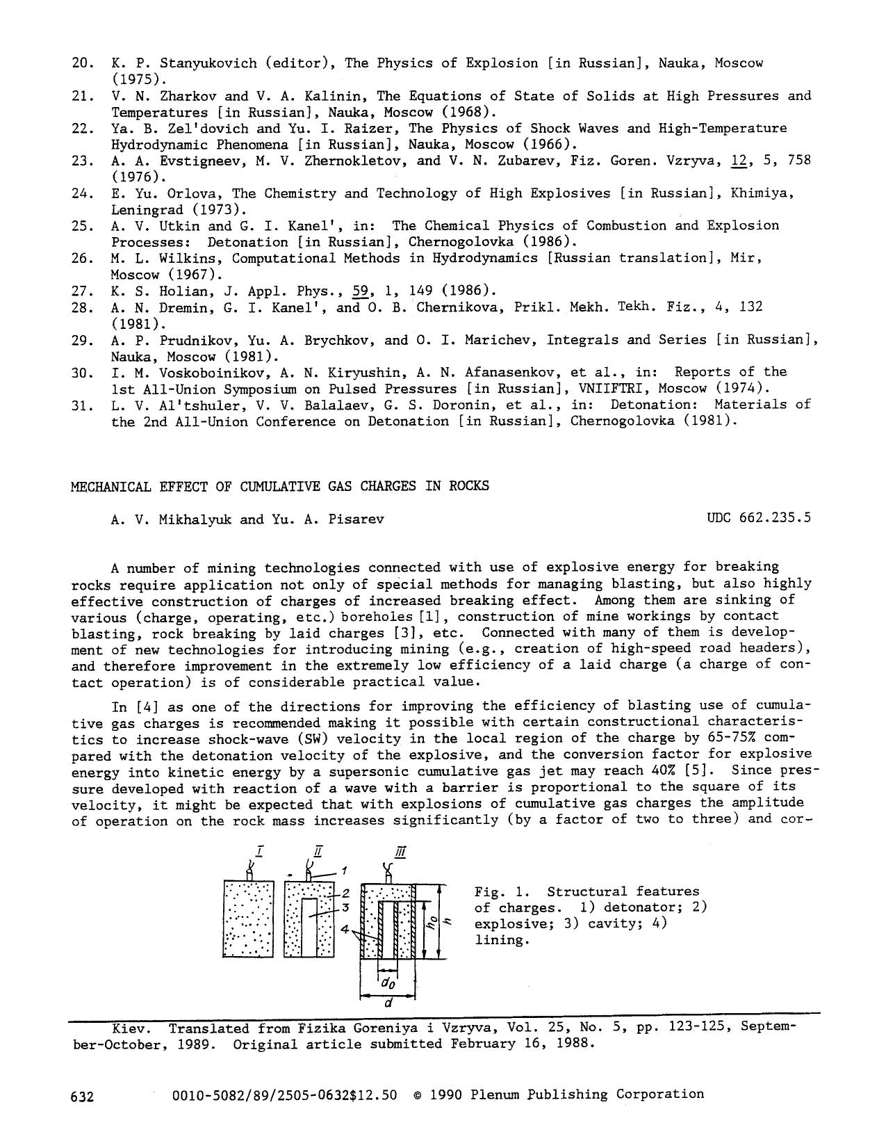 Mechanical effect of cumulative gas charges in rocks by Unknown
