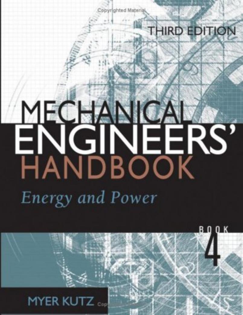 Mechanical engineers' handbook, book 4: Energy and power by Kutz M. (ed.)