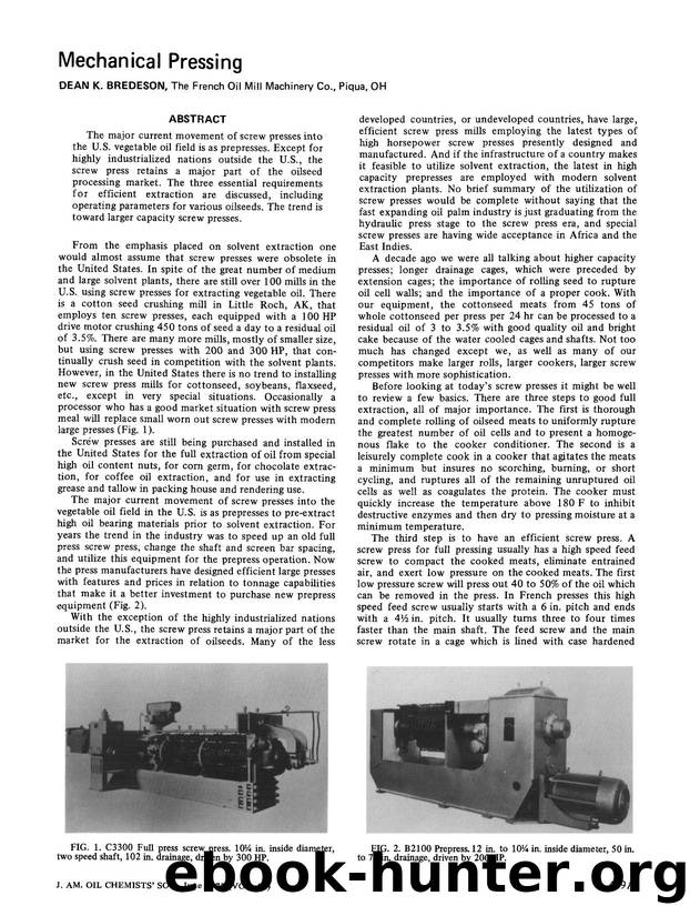 Mechanical pressing by Unknown