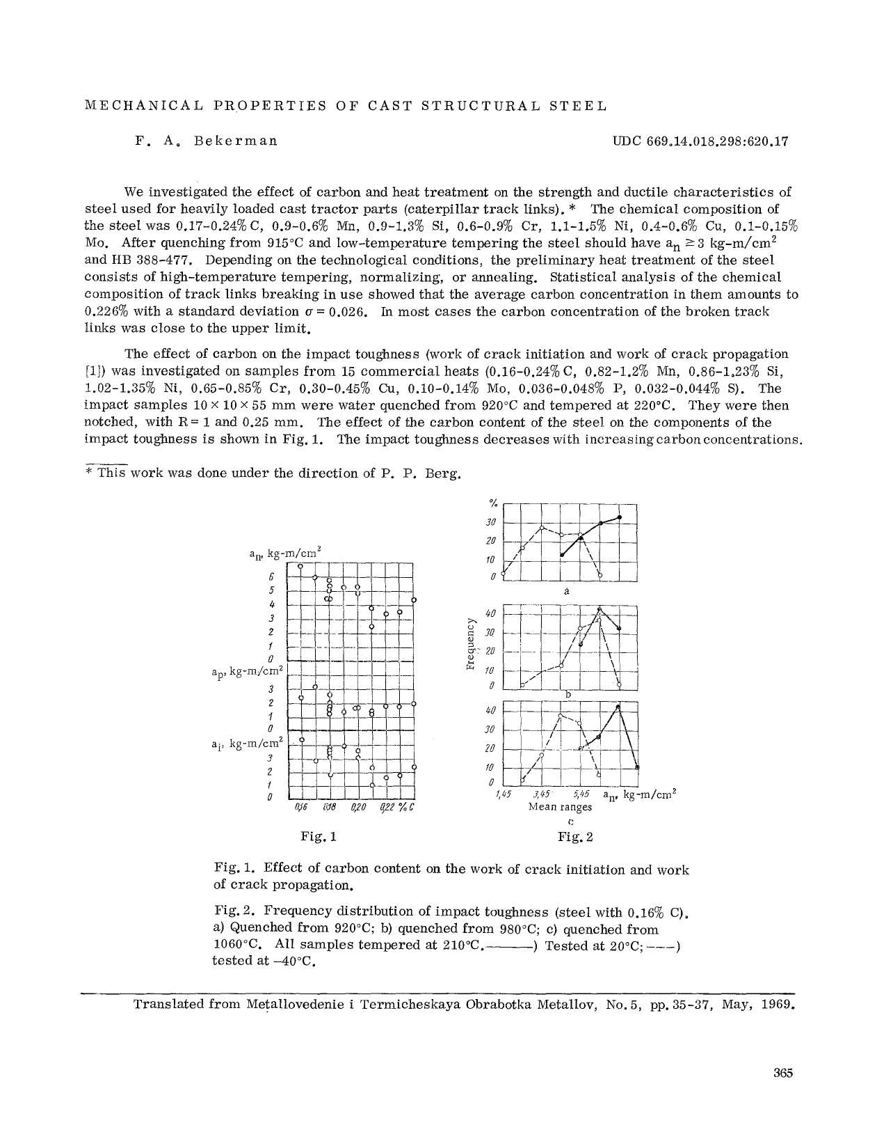 Mechanical properties of cast structural steel by Unknown