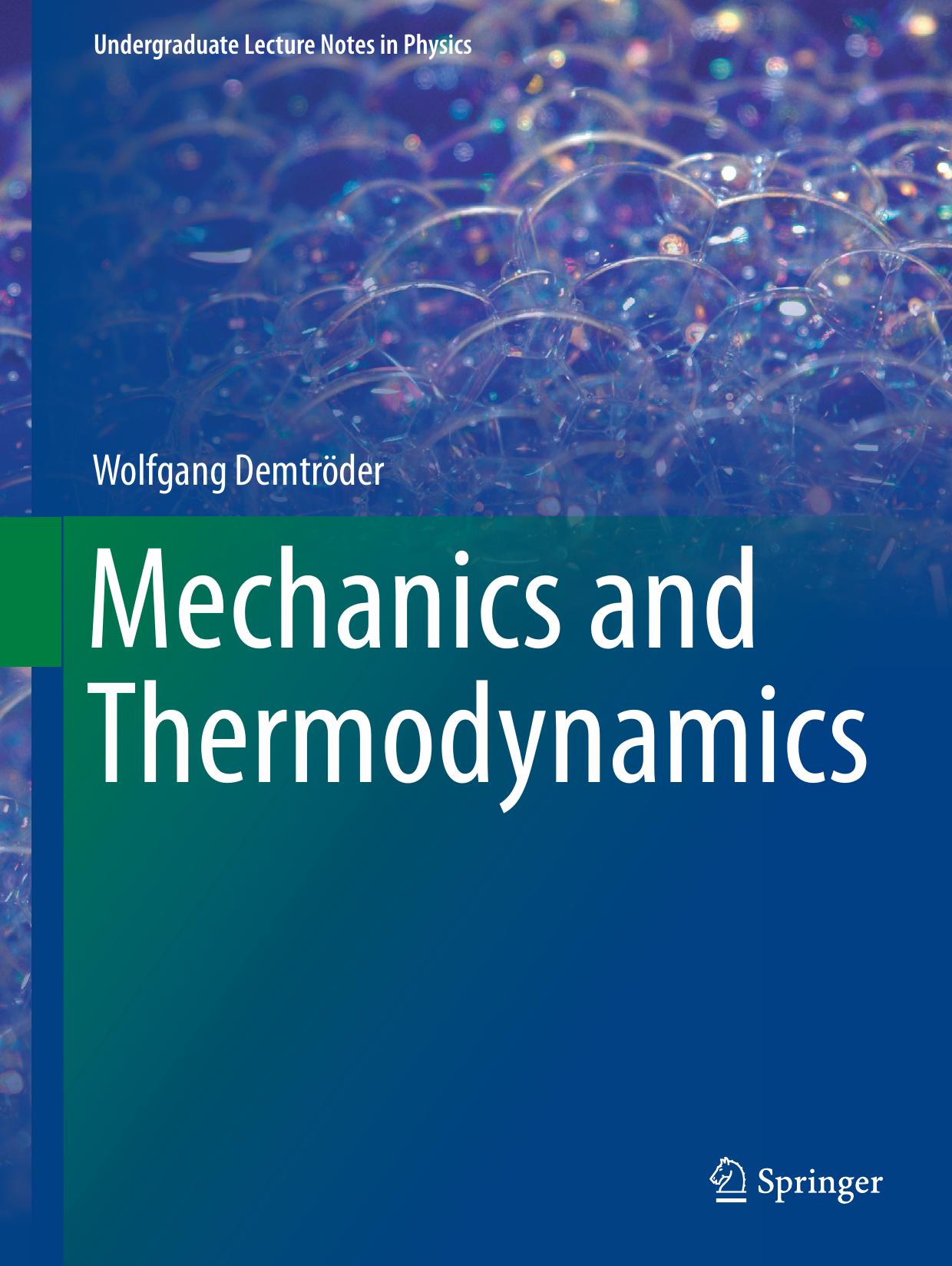 Mechanics and Thermodynamics by Wolfgang Demtröder