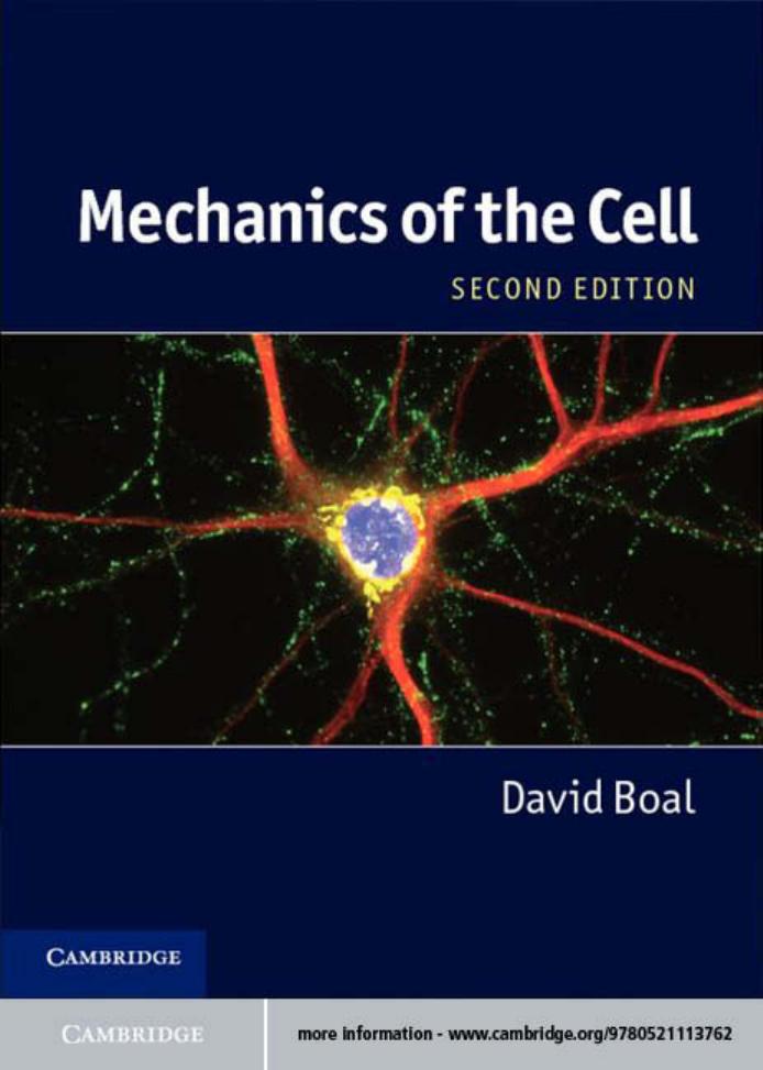 Mechanics of the cell by David H Boal