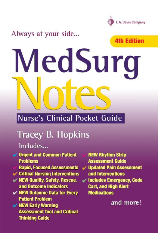 Med Surg Notes: Nurse's Clinical Pocket Guide, 4e by GWMC-075