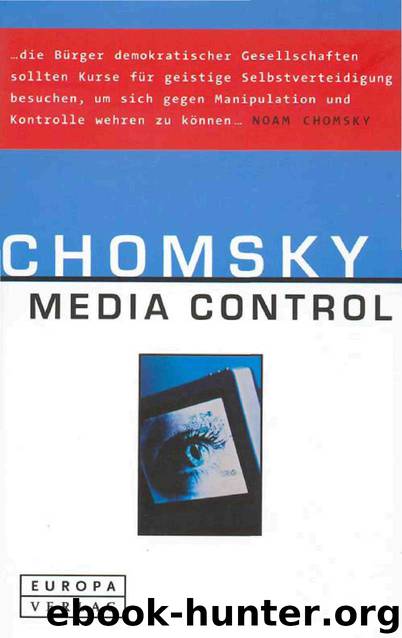 Media Control by Noam Chomsky