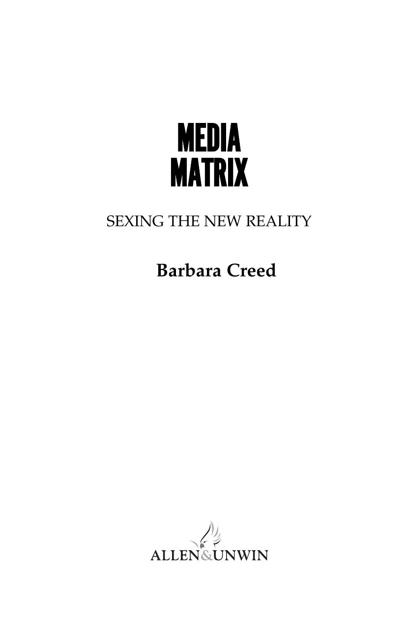 Media Matrix: Sexing the New Reality by Unknow
