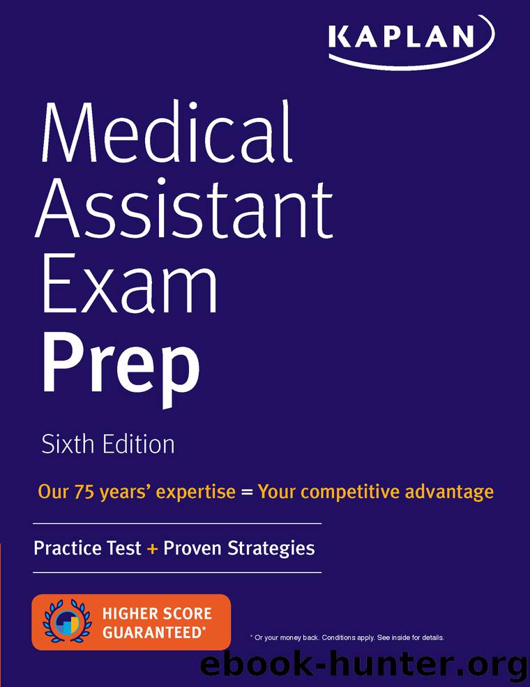 Medical Assistant Exam Prep by Kaplan Nursing