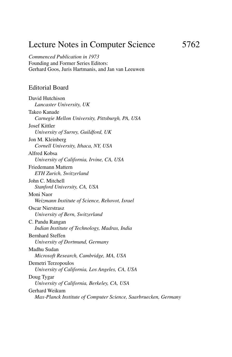 Medical Image Computing and Computer-Assisted Intervention â MICCAI 2009: 12th International Conference, London, UK, September 20-24, 2009, Proceedings, Part II by Marcel Lüthi