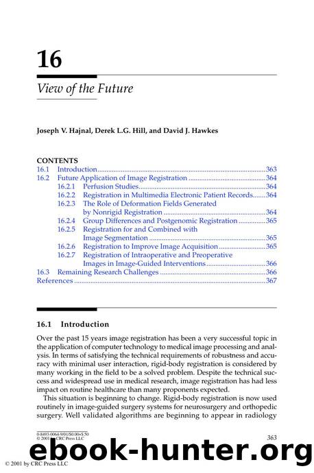 Medical Image Registration by Joseph V. Hajnal