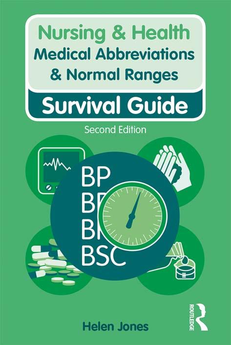 Medical abbreviations & normal ranges : survival guide by RGN Helen Jones