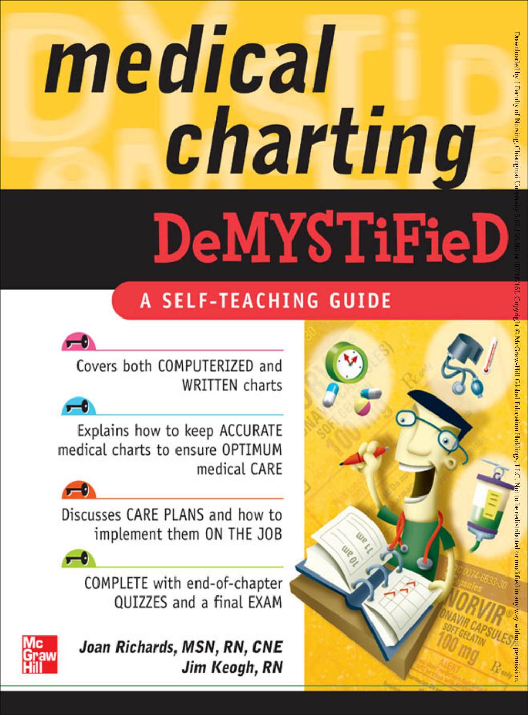 Medical charting demystified by Richards Joan; Keogh James Edward