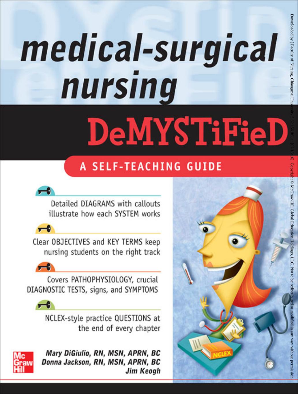 Medical-surgical nursing demystified by Jackson Donna; DiGiulio Mary; Keogh James Edward