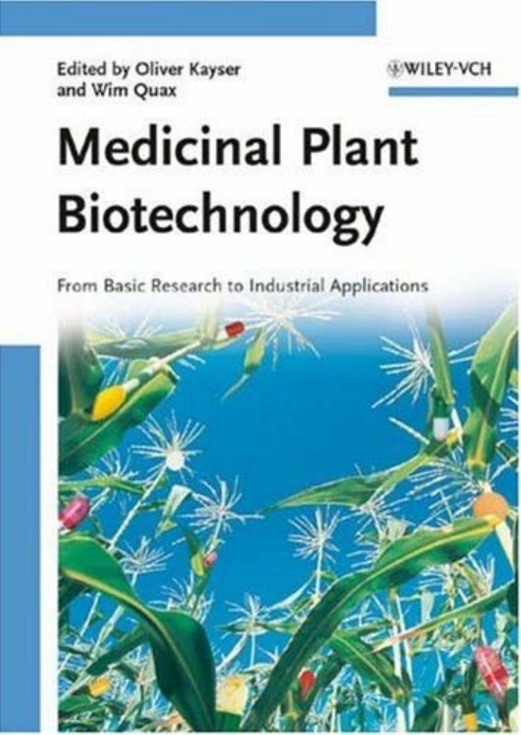 Medicinal Plant Biotechnology by Unknown