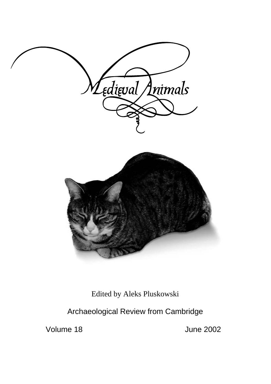 Medieval Animals by Pluskowski (ed)