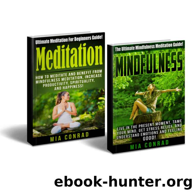 Meditation Mindfulness Bundle Box Set! - Meditation: How To Meditate For Beginners, Productivity, Spirituality, & Happiness! - Mindfulness: Live In The ... Tame Your Mind, Emotional Intelligence) by Mia Conrad