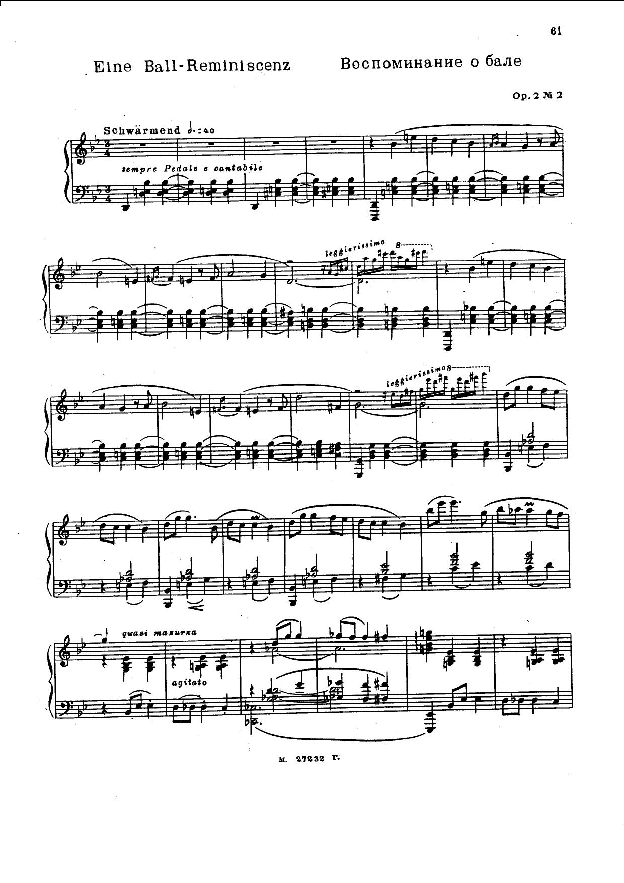 Medtner op. 2.2 by No. 2