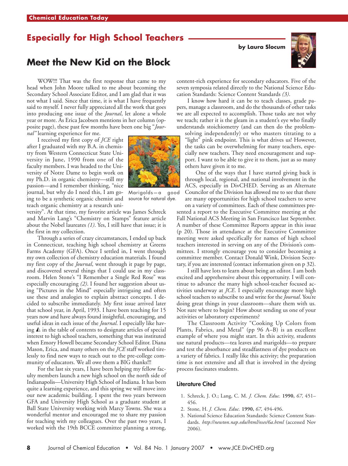 Meet the New Kid on the Block by Laura Slocum
