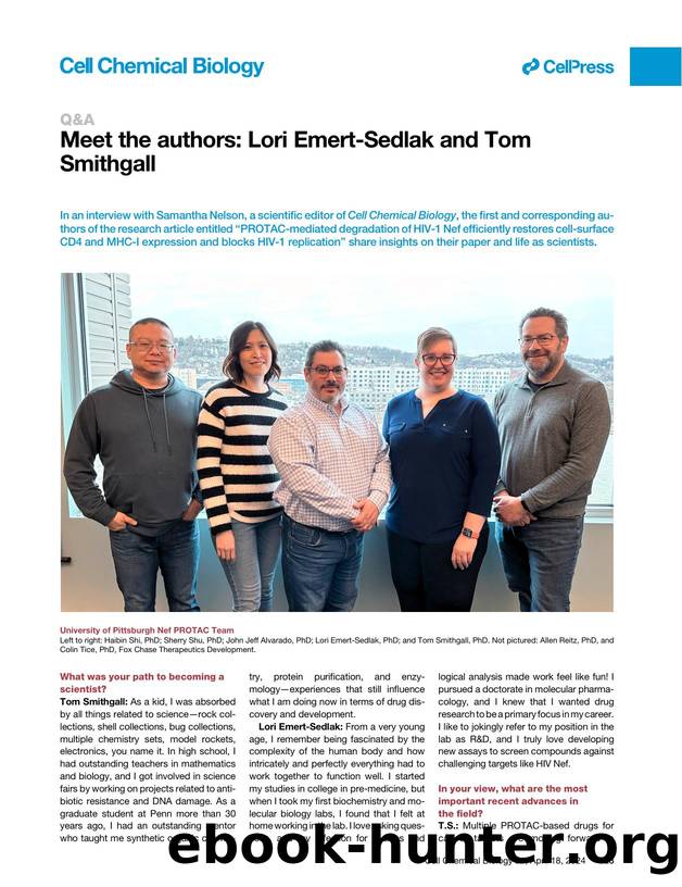 Meet the authors: Lori Emert-Sedlak and Tom Smithgall by Lori Emert-Sedlak & Tom Smithgall