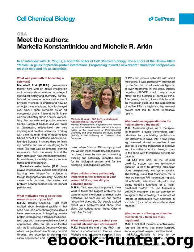 Meet the authors: Markella Konstantinidou and Michelle R. Arkin by Markella Konstantinidou & Michelle R. Arkin