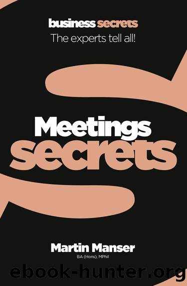 Meetings by Martin Manser