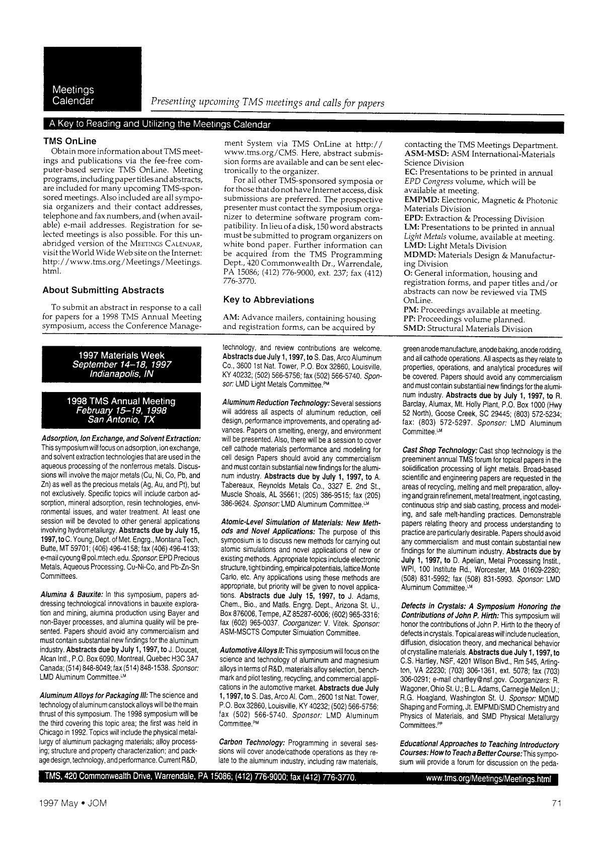 Meetings calendar by Unknown