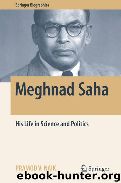 Meghnad Saha by Pramod V. Naik