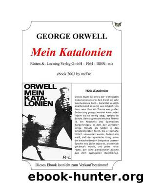 Mein Katalonien by George Orwell