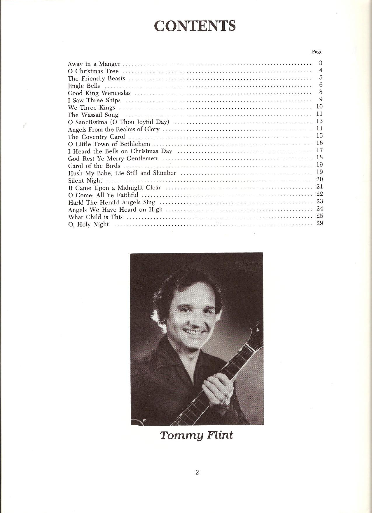 Mel Bay Christmas Songs For Fingerstyle Guitar By Tommy Flint ABEE by Unknown