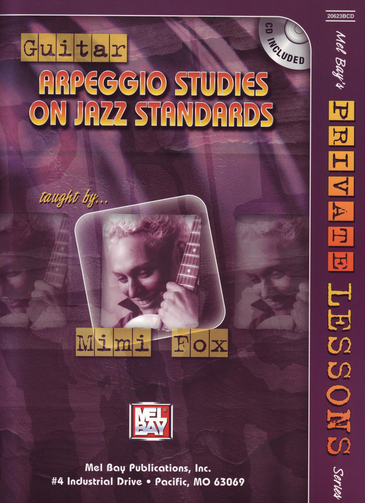 Mel Bay Guitar Arpeggio Studies on Jazz Standards by Unknow