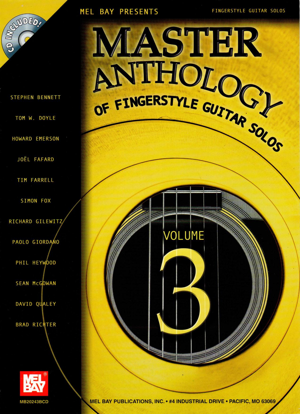 Mel Bay Master Anthology Of Fingerstyle Guitar Solos by Stephen Bennett & Stephen Rekas