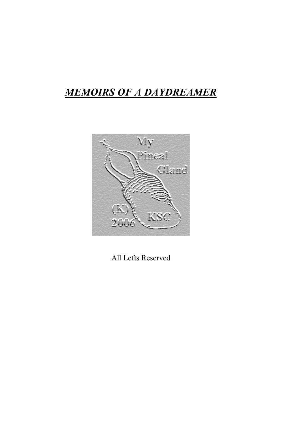 Memoirs of a Daydreamer by Unknown