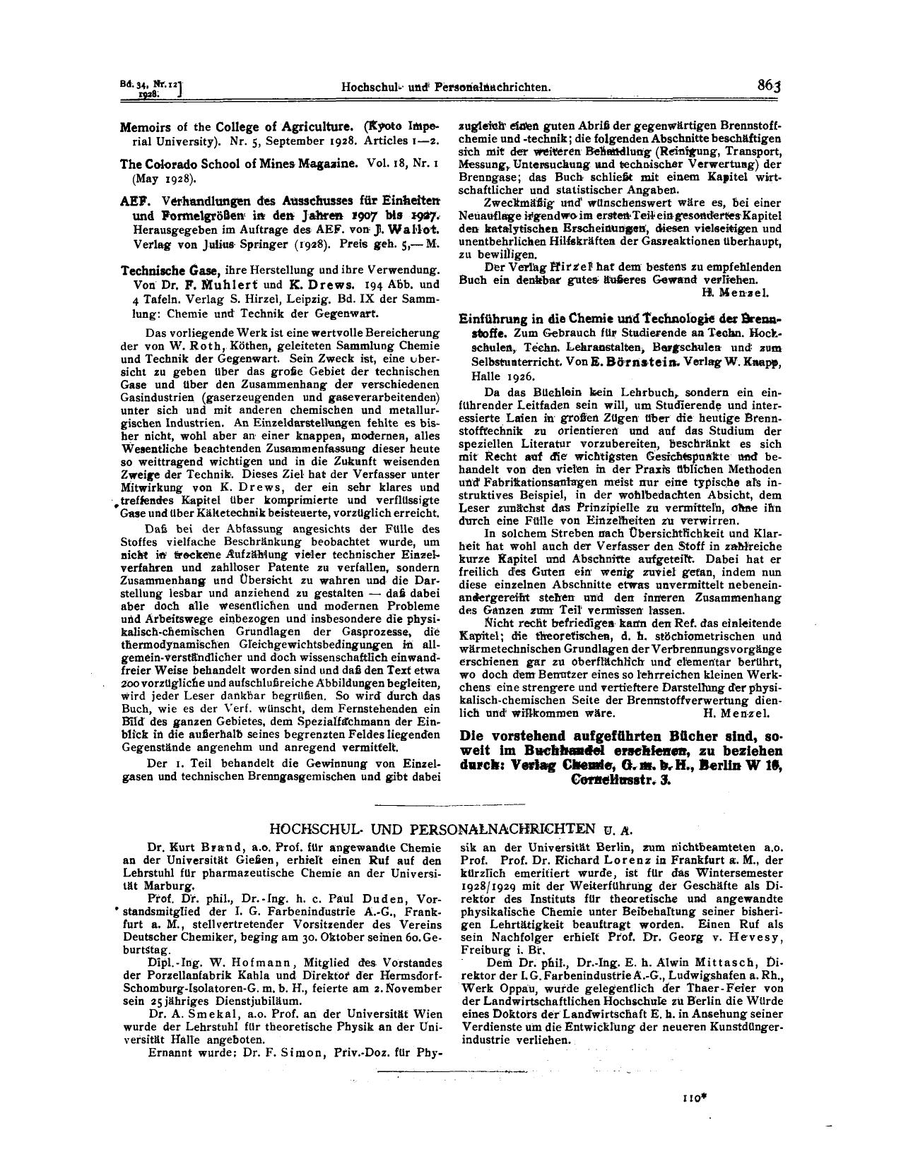 Memoirs of the College of Agriculture. (Kyoto Imperial University). Nr. 5, September 1928. Articles 1-2 by Unknown