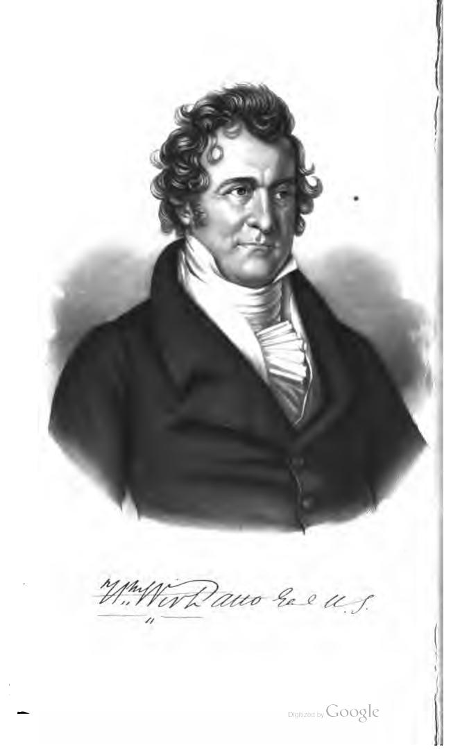 Memoirs of the Life of William Wirt, Attorney-General of the United States by John P. Kennedy