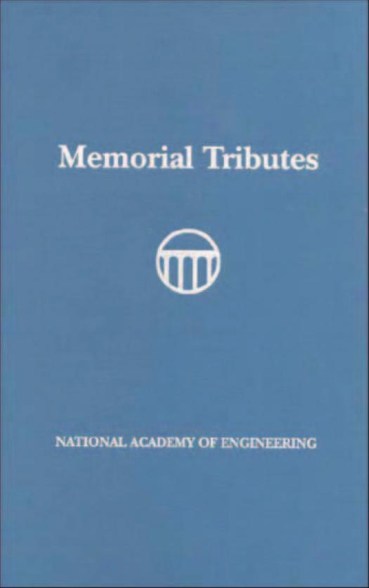 Memorial tributes. Volume 2 by National Academy of Engineering