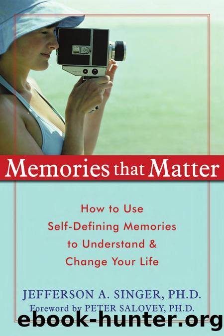 Memories That Matter : How to Use Self-Defining Memories to Understand and Change Your Life by Jefferson A. Singer; Peter Salovey