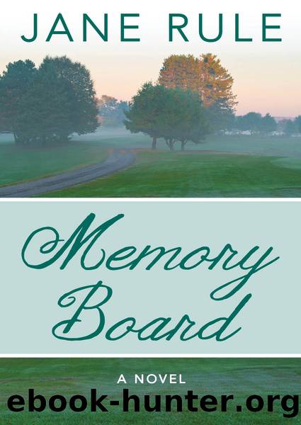Memory Board by Jane Rule