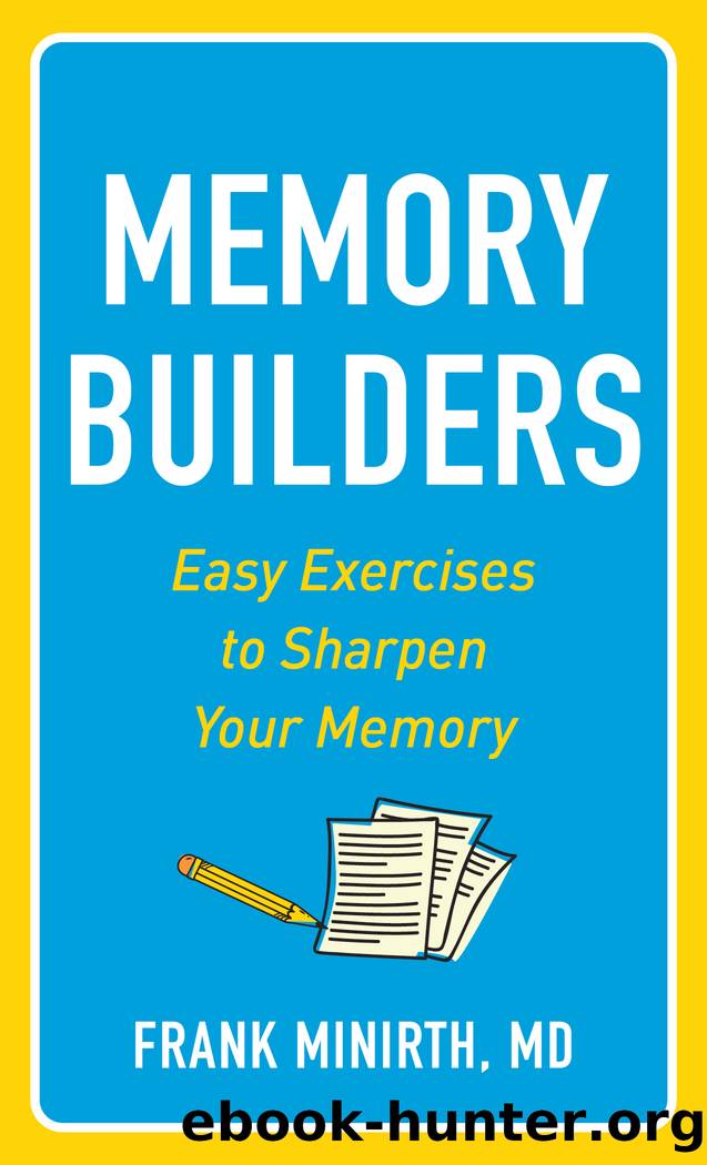 Memory Builders by Frank MD Minirth