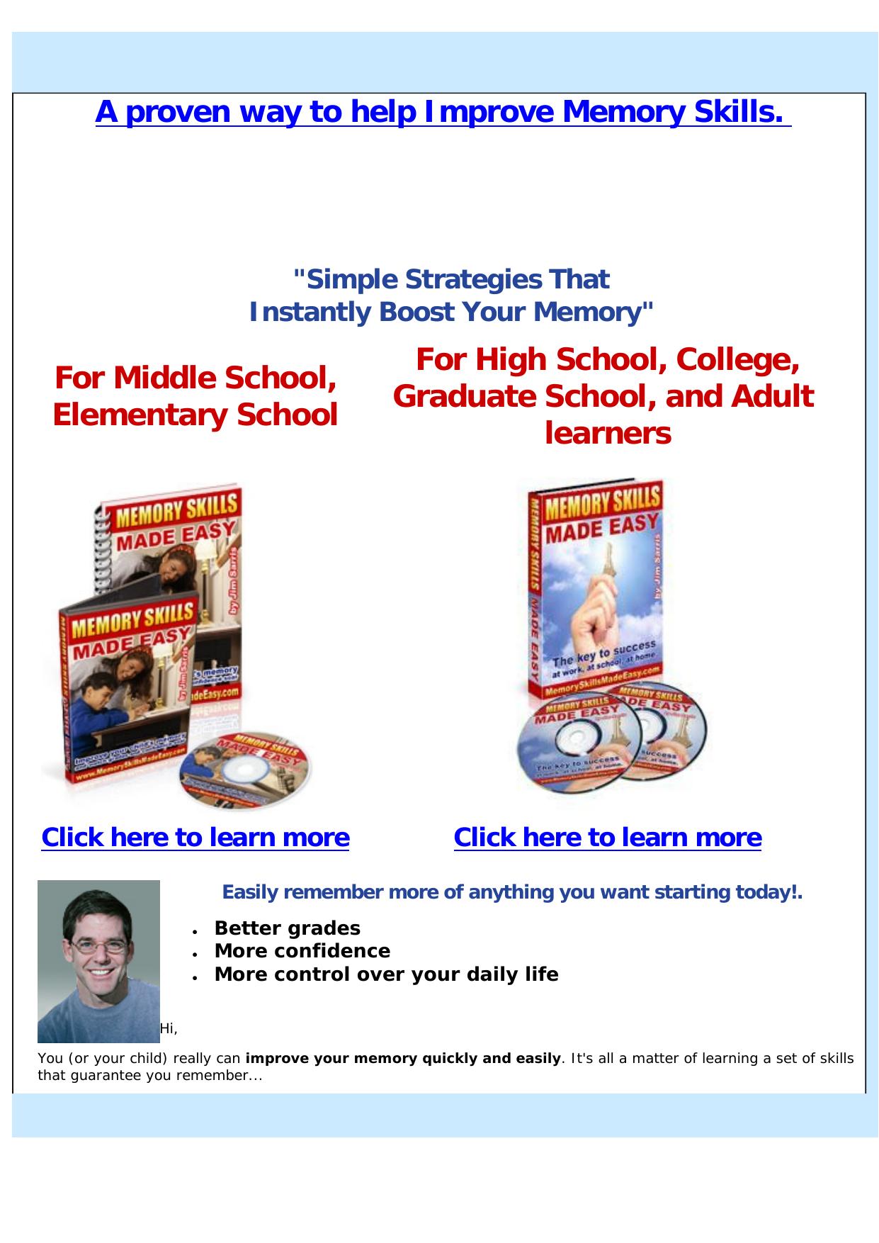 Memory Skills Made Easy. by Best of Kuszter's Collection