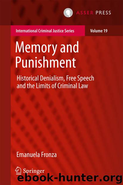 Memory and Punishment by Emanuela Fronza