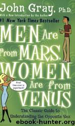 Men Are From Mars, Women Are From Venus: The Classic Guide to Understanding the Opposite Sex by John Gray