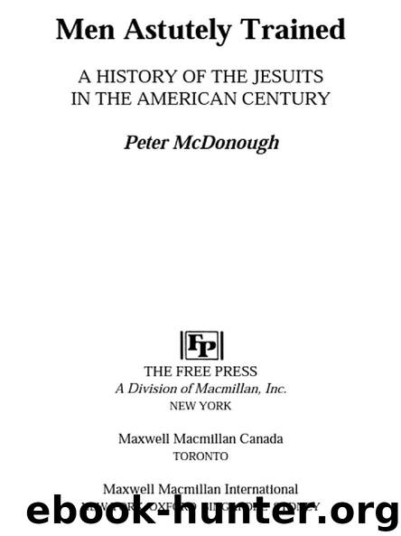 Men Astutely Trained by Peter McDonough