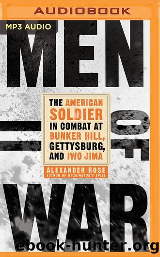 Men of War: The American Soldier in Combat at Bunker Hill, Gettysburg, and Iwo Jima by Alexander Rose