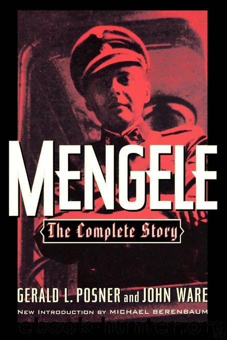 Mengele by Gerald L. Posner & John Ware