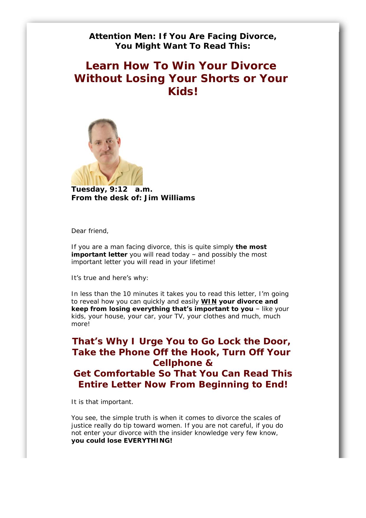 Mens Divorce Tactics-Converts 1-15. by Best of Kuszter's Collection