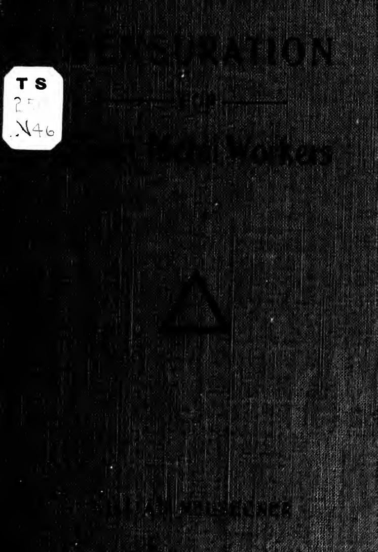 Mensuration for sheet metal workers, as applied in working ordinary problems in shop practice by Neubecker William b. 1864