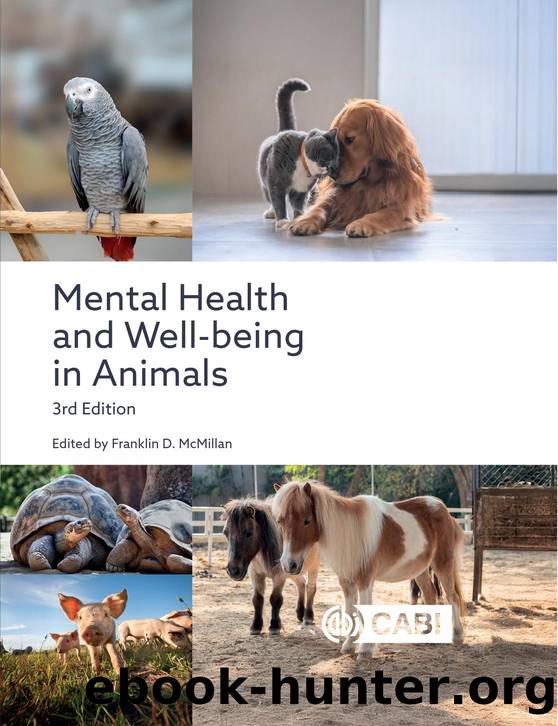 Mental Health and Well-being in Animals by Franklin D. McMillan